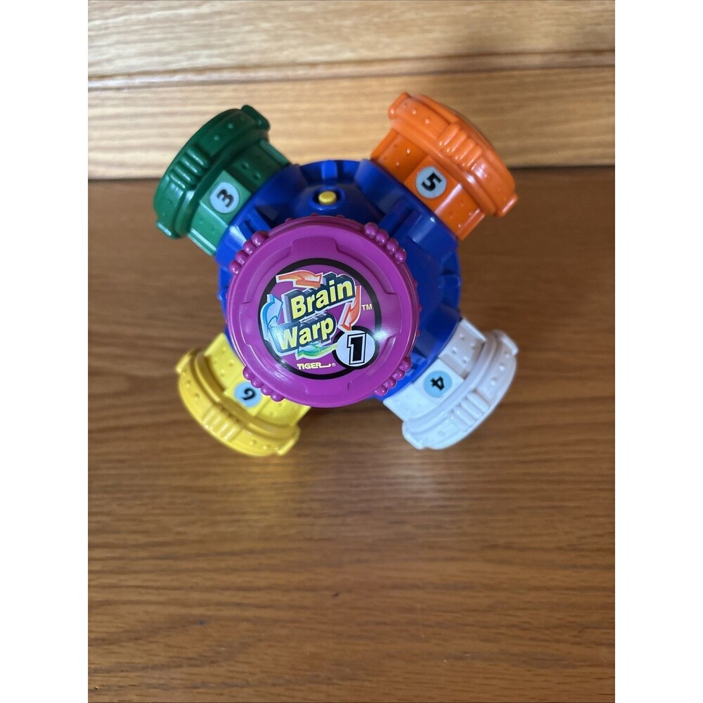 Vintage Brain Warp Handheld Electronic Game 1996 Tiger Turns On, Doesn’t Select